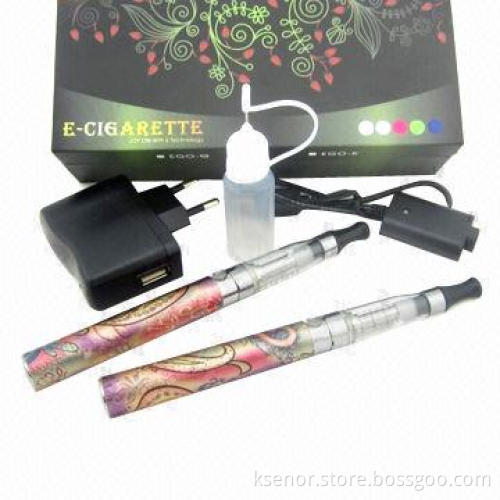 Green Electric Cigarettes (eGo-Q), 650/900/1,100/1,300mAh Battery Capacity